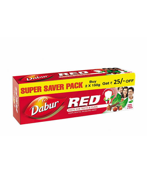 Dabur Red Toothpaste 2x150g – City of Spices
