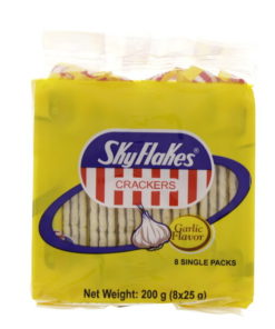 Skyflakes Garlic Crackers