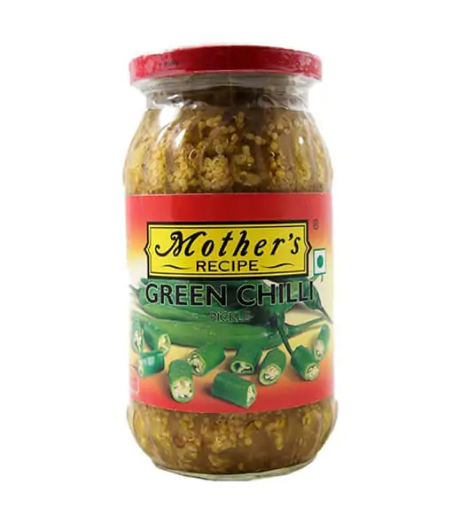 mothers green chilli pickle