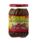 mothers red stuffed chilli pickle