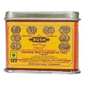 Bush Orange Red Colour 100g