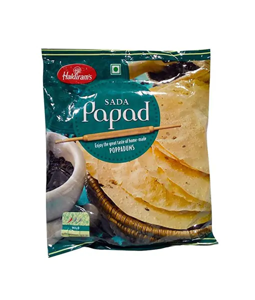 Haldi Sada Papad 200g