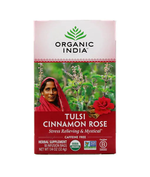 Organic Tulsi Cinamon Rose 18s