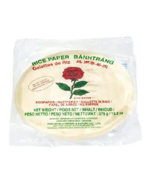 Rose Rice Paper 22cm Sqr 375g